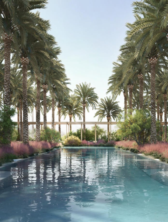 Aman Dubai swimming pool